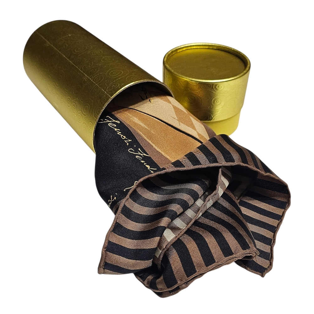FENDI SILK SCARF - Picture 16 of 16